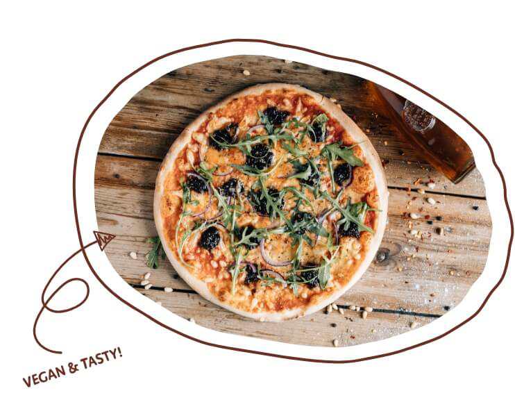 Vegan menu image left